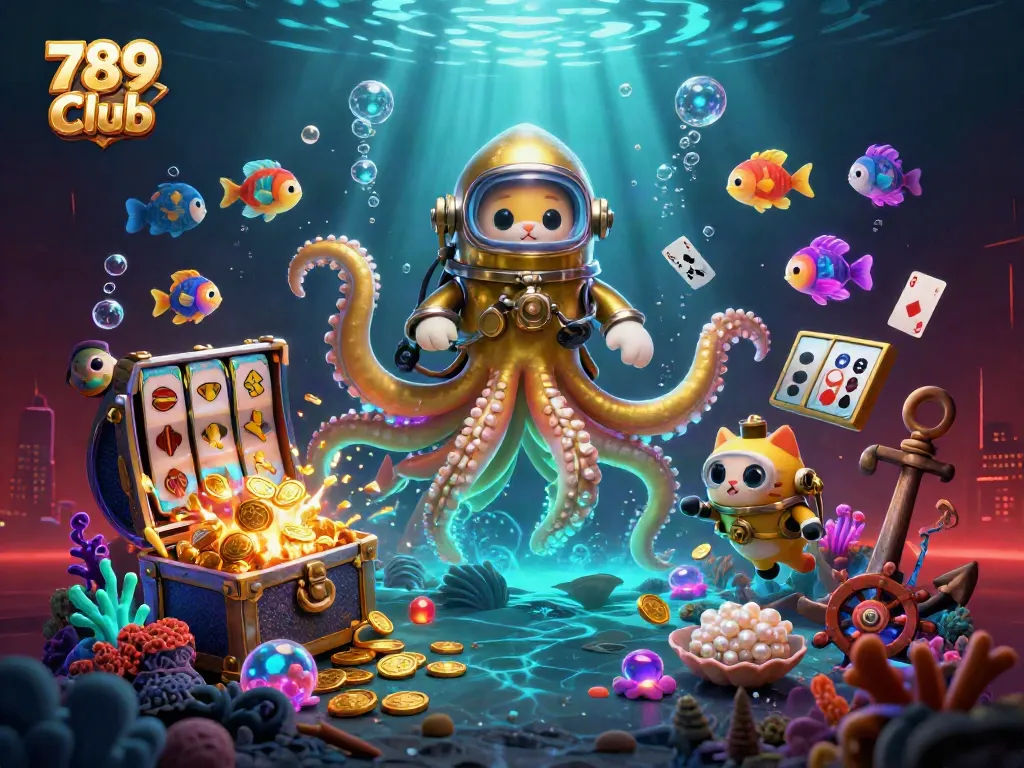 Engage with thrilling slots and treasure at 789 Club's carnival underwater adventure.